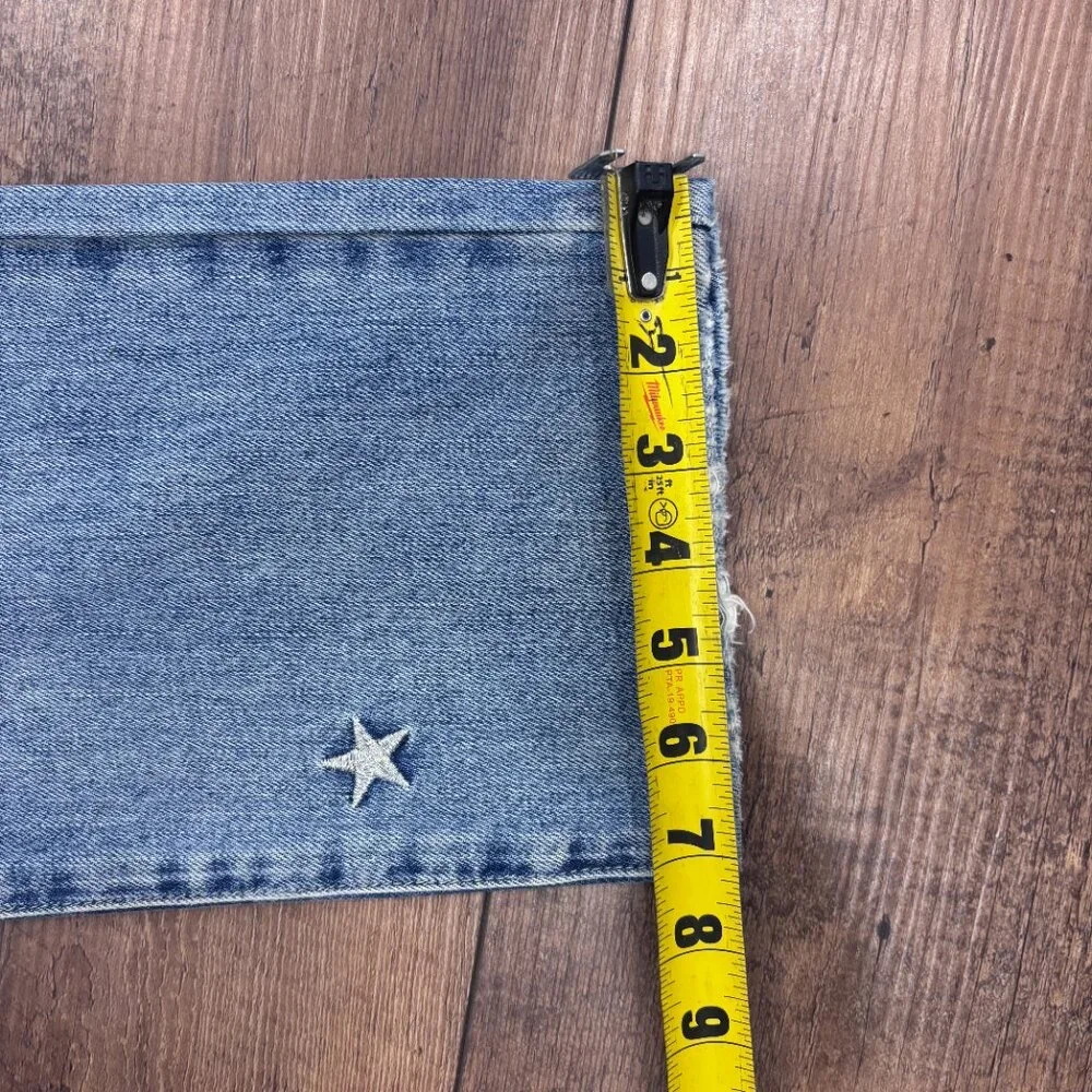 Pistola Charlie Star Embroidered Straight Leg Jean – Supernova Women's Size 29 - Picture 13 of 13